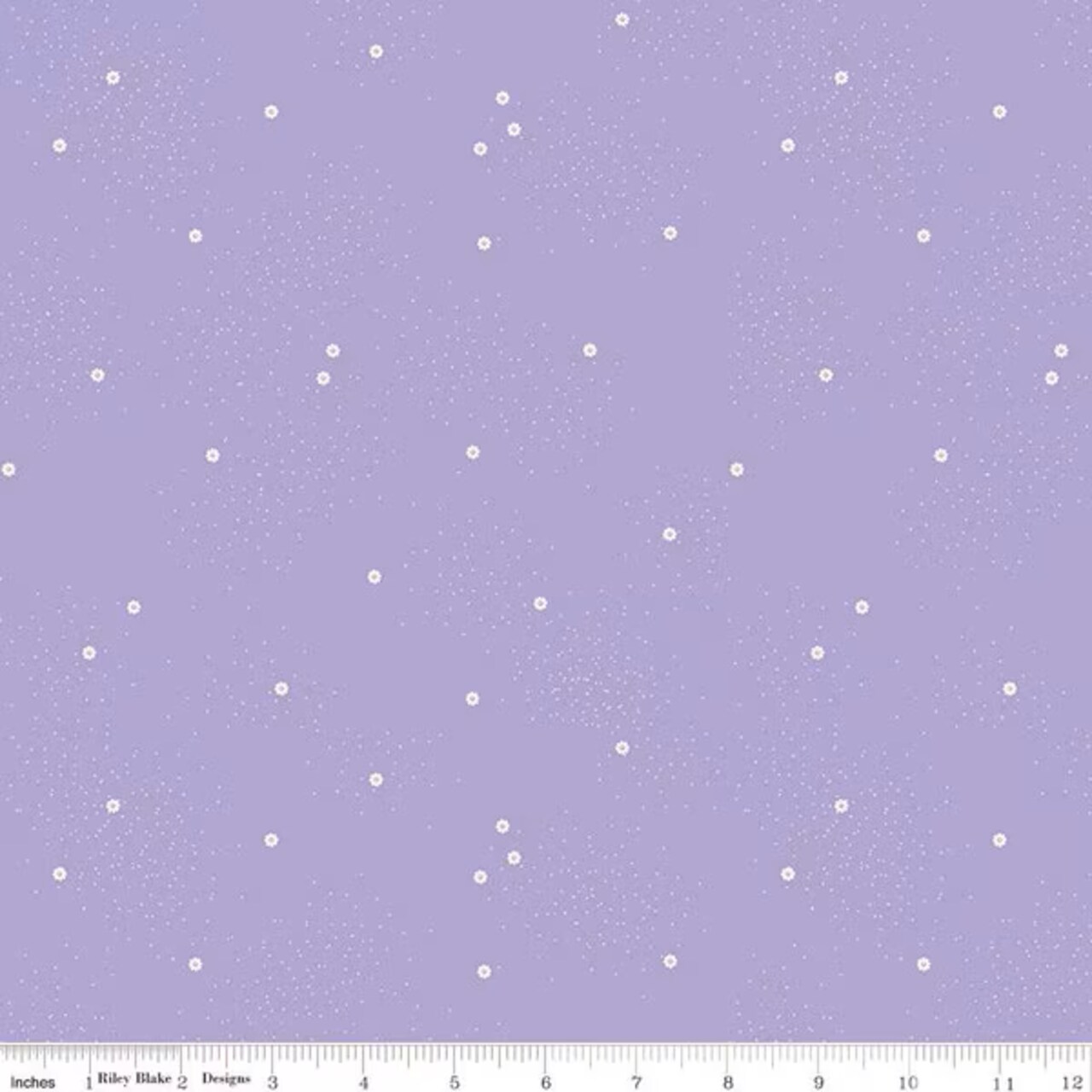 Fabric Riley Blake Lilac Dainty Daisy by the Quarter Yard C665-LILAC